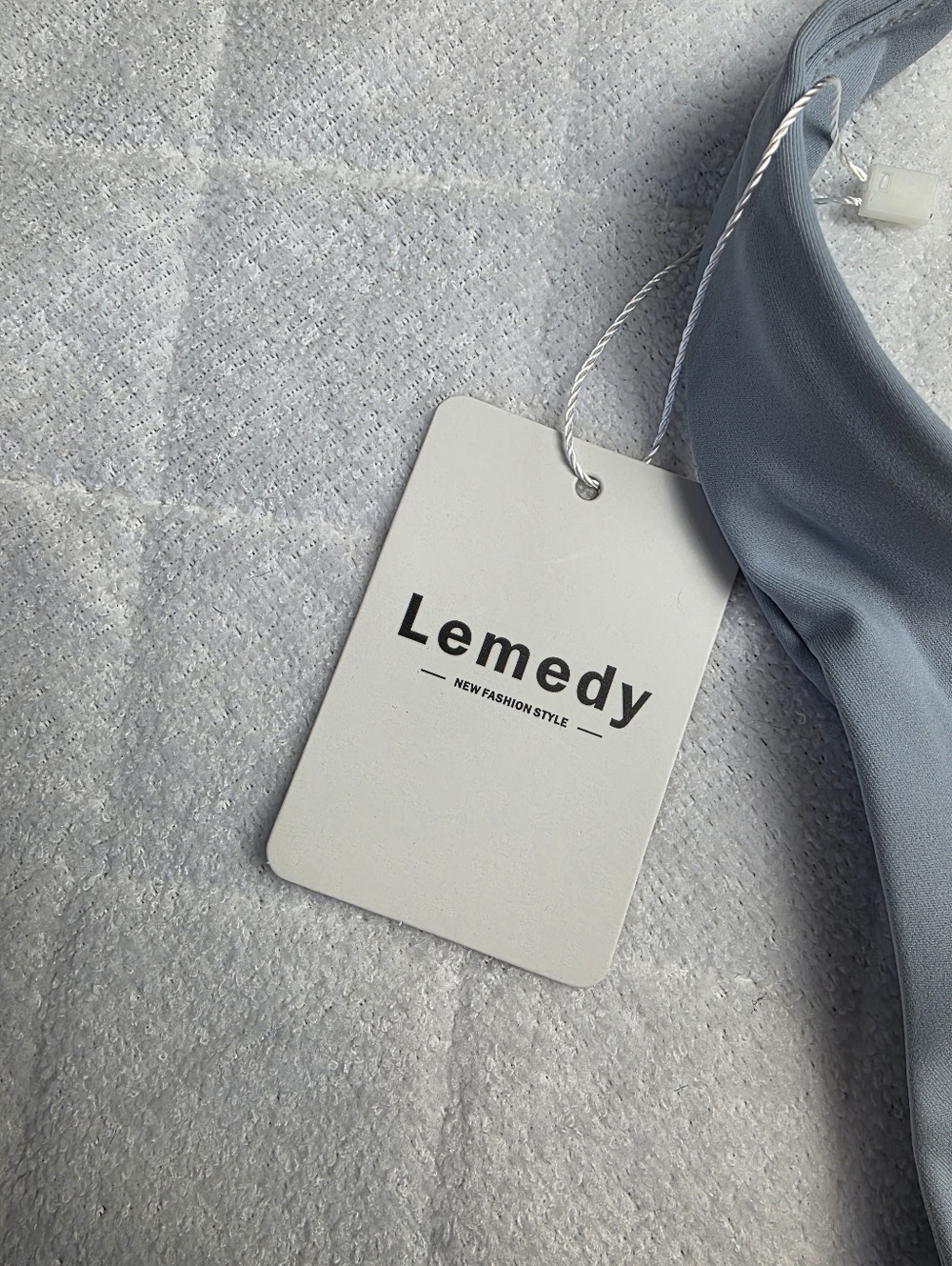 Lemedy Slate Blue High-Impact Strappy Back Sports Bra - Size 8 (L) - NWT - Picture 9 of 11